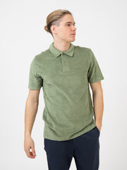 EDMMOND STUDIOS - Polo Terry plain olive