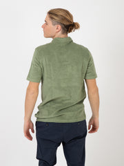 EDMMOND STUDIOS - Polo Terry plain olive