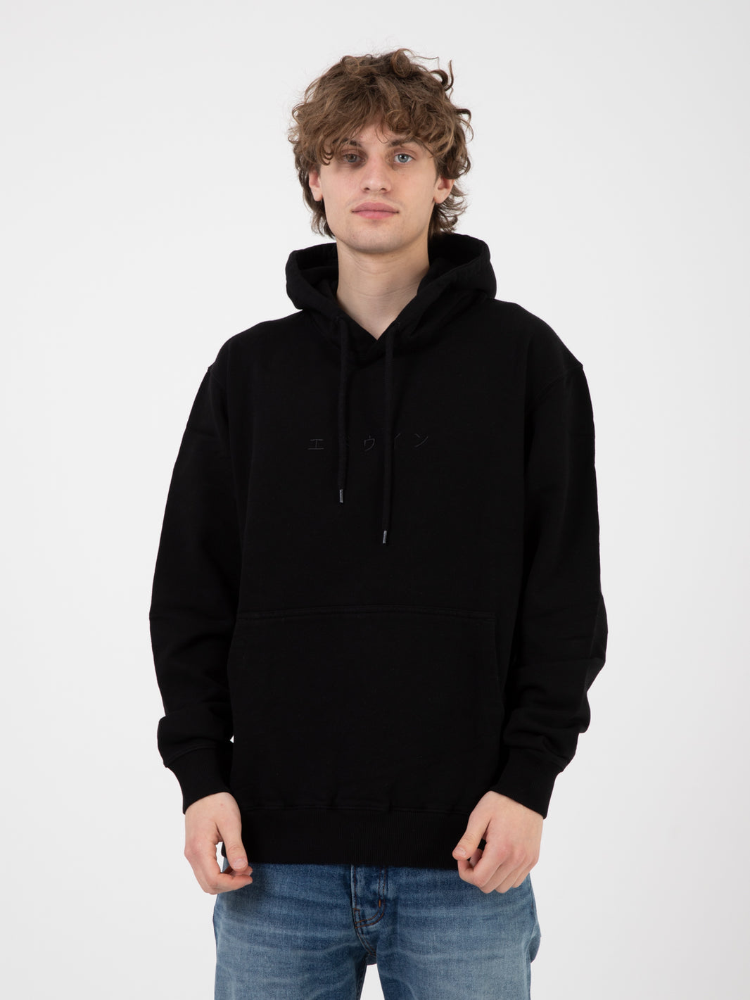 Felpa Katakana Hoodie Sweat black