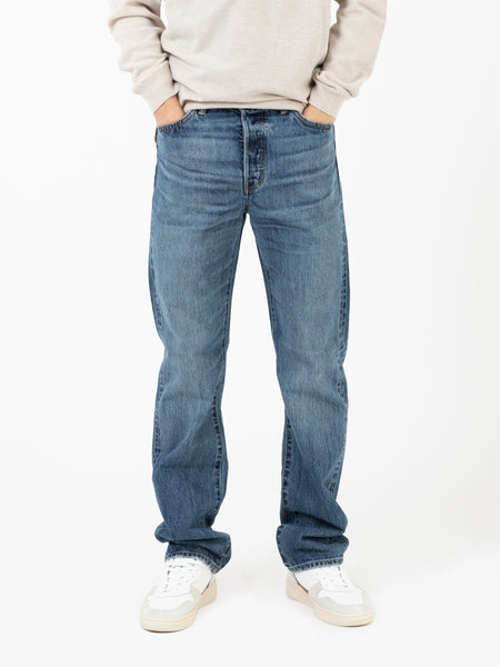 Jeans loose straight Blue - mid dark wash