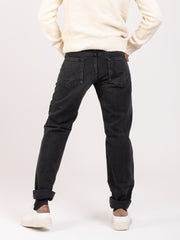 EDWIN - Jeans regular tapered denim nero vintage