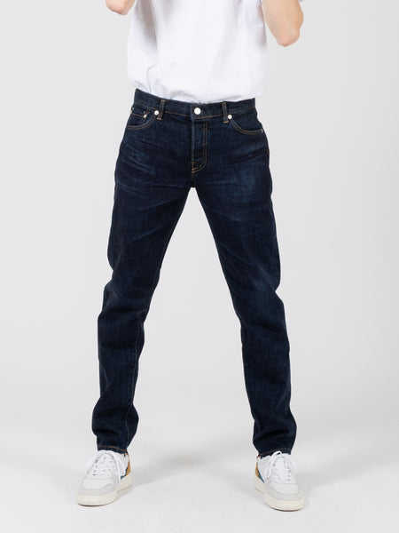 Jeans regular tapered blue - dark used