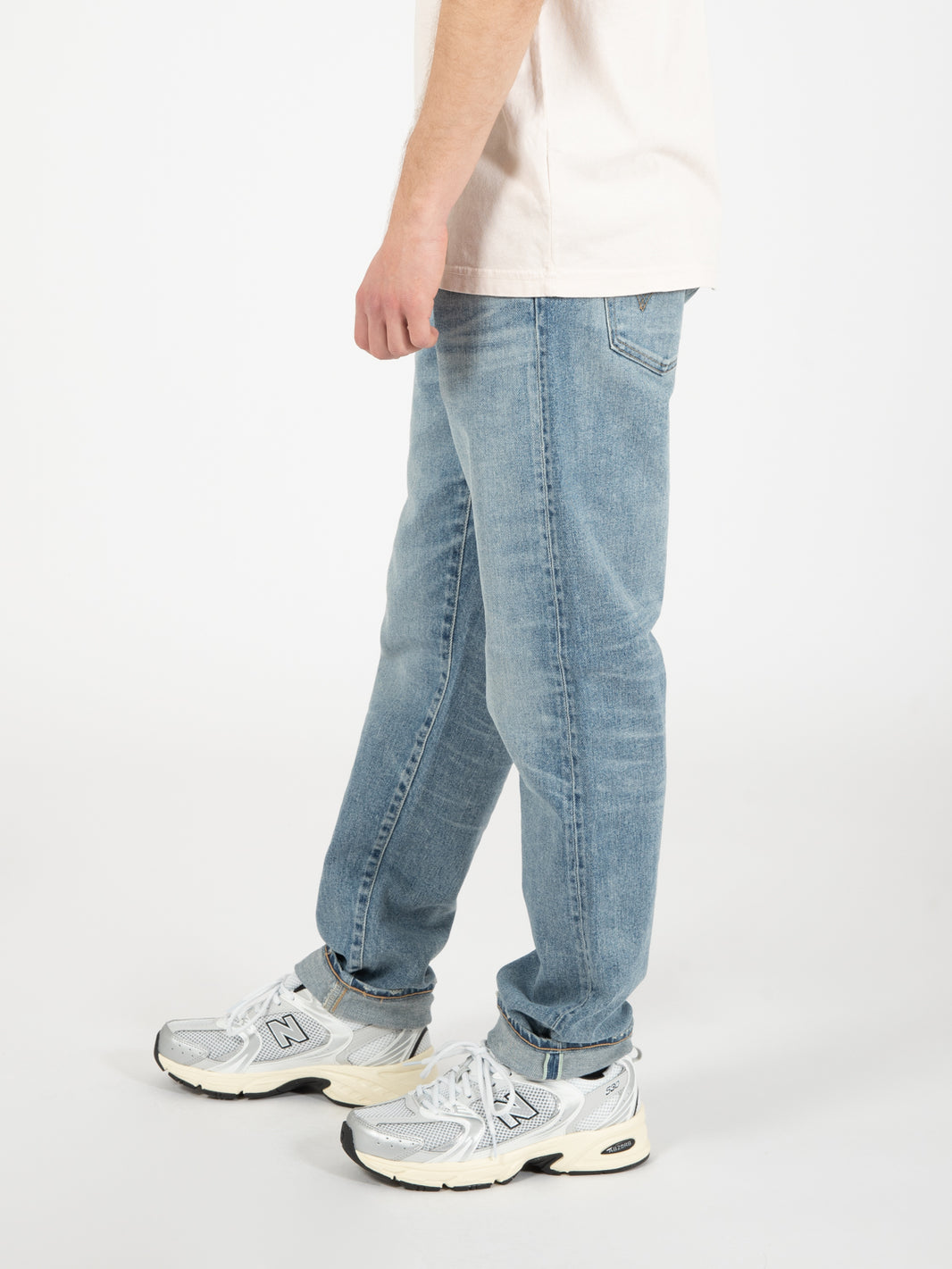 Jeans regular tapered light used blue