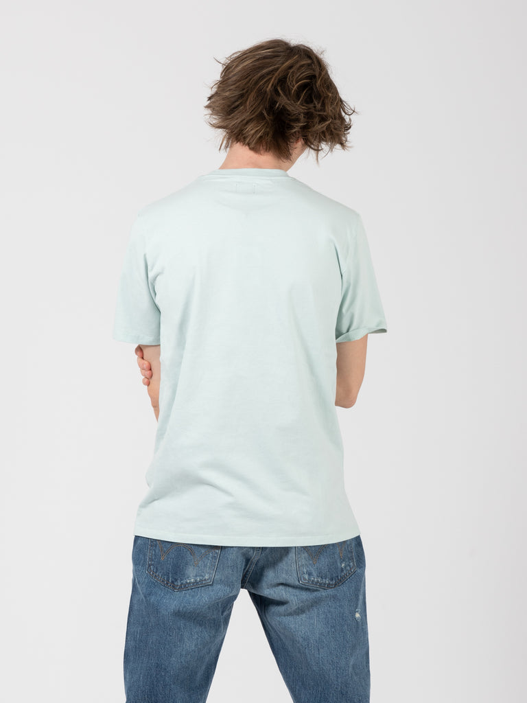 EDWIN - T-shirt Ippan starlight blue garment washed
