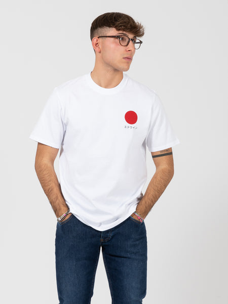 T-shirt Japanese Sun bianca