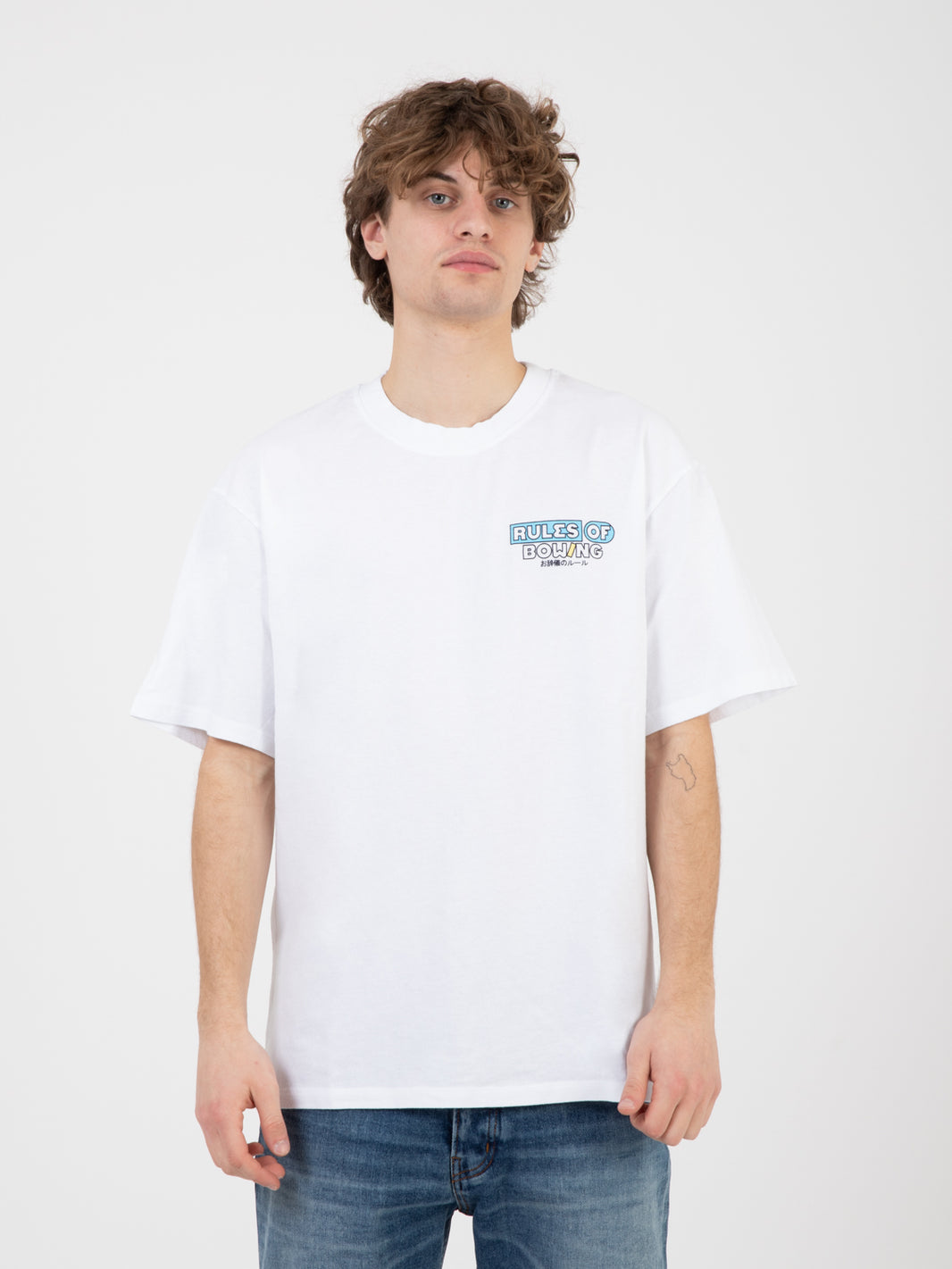 T-Shirt Rules Of Bowing white