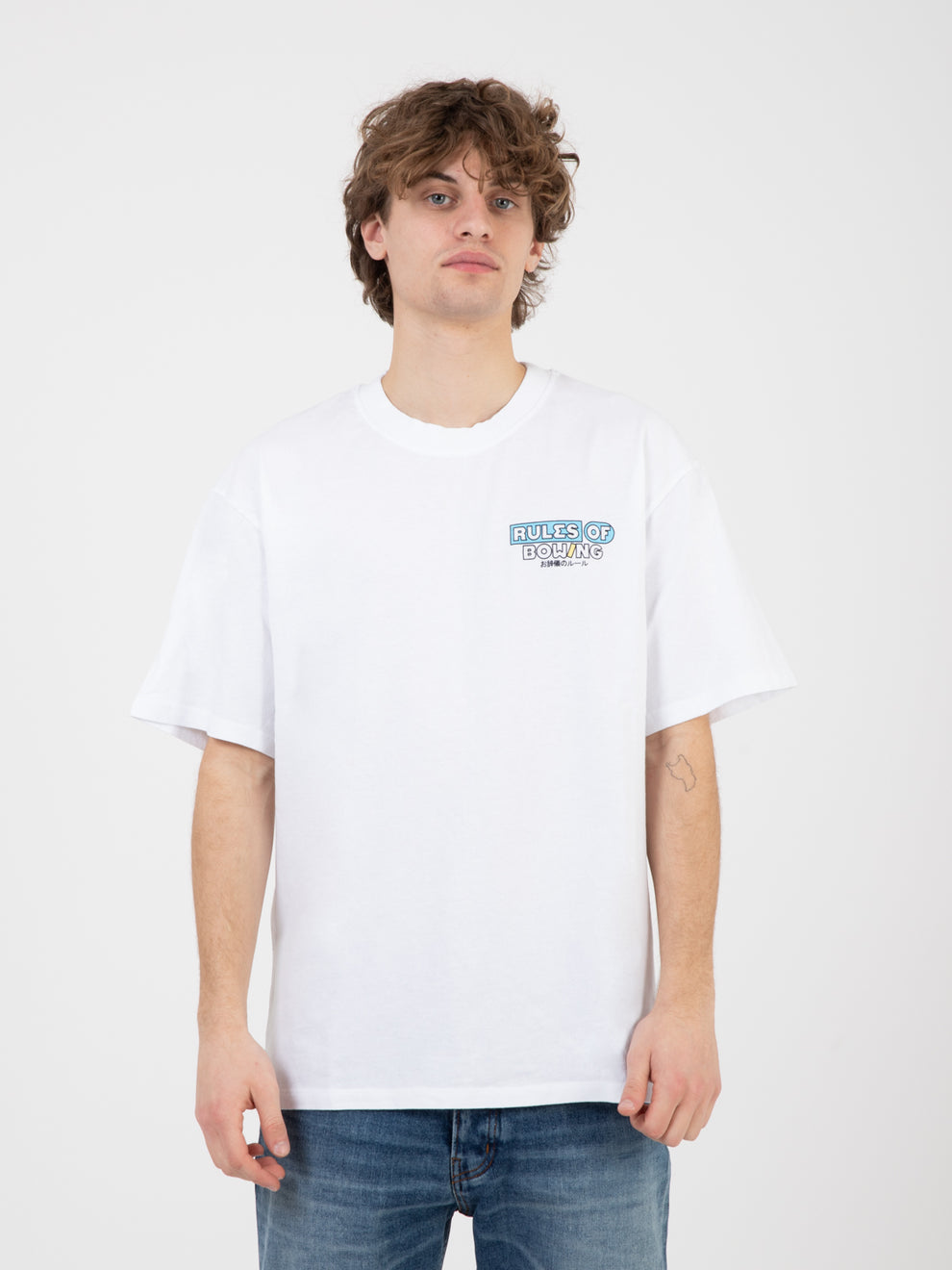 T-Shirt Rules Of Bowing white