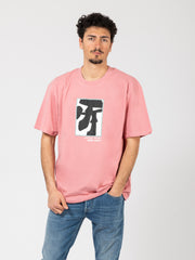 EDWIN - T-shirt Shrooms dusty rose