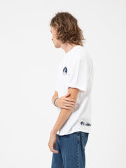 EDWIN - T-shirt Takai Yama white garment washed