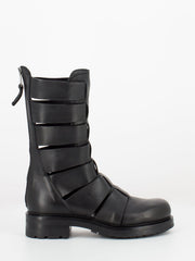 ELENA IACHI - Biker Vip in pelle neri