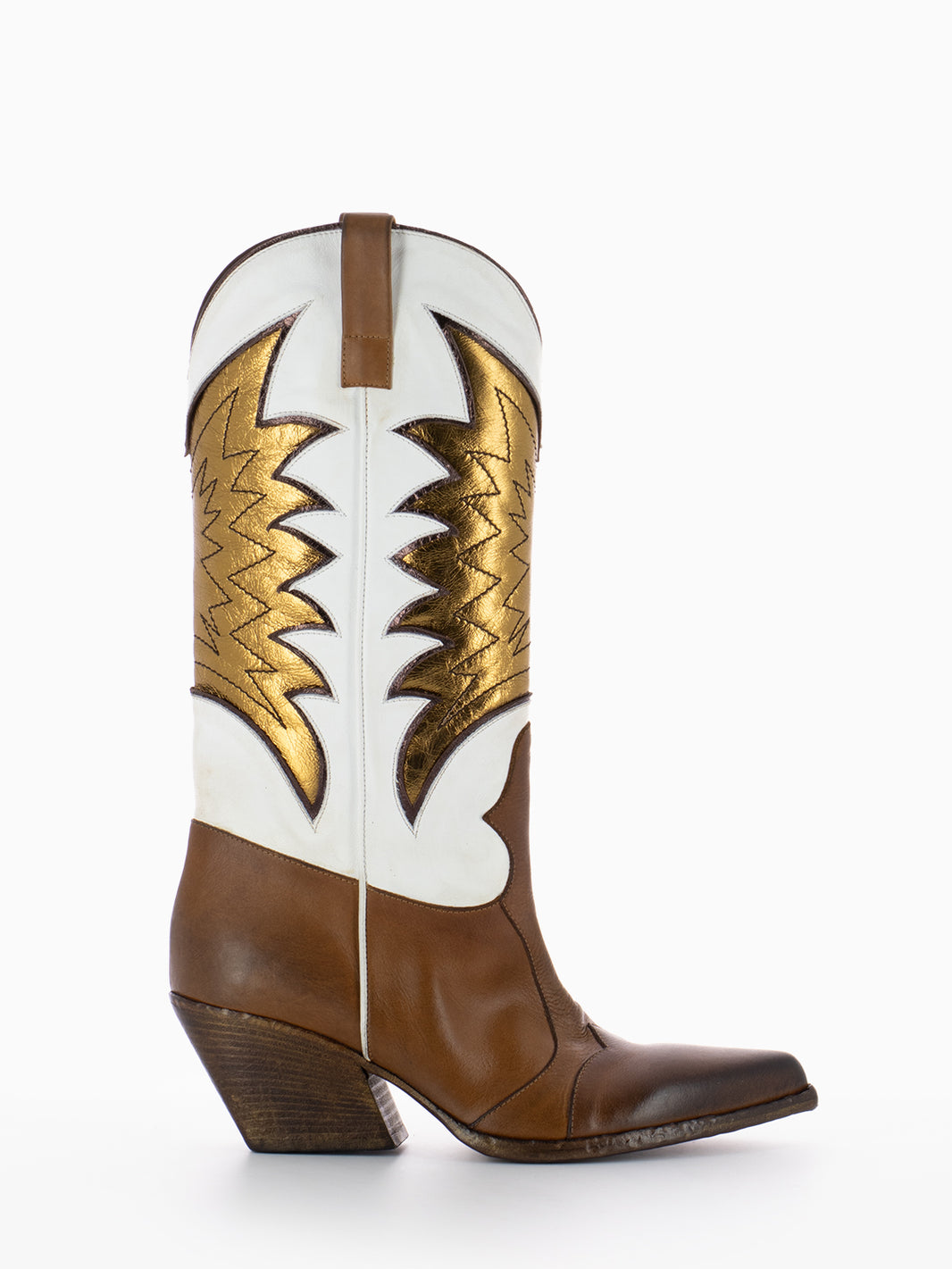Stivale texano sax sughero / bronzo
