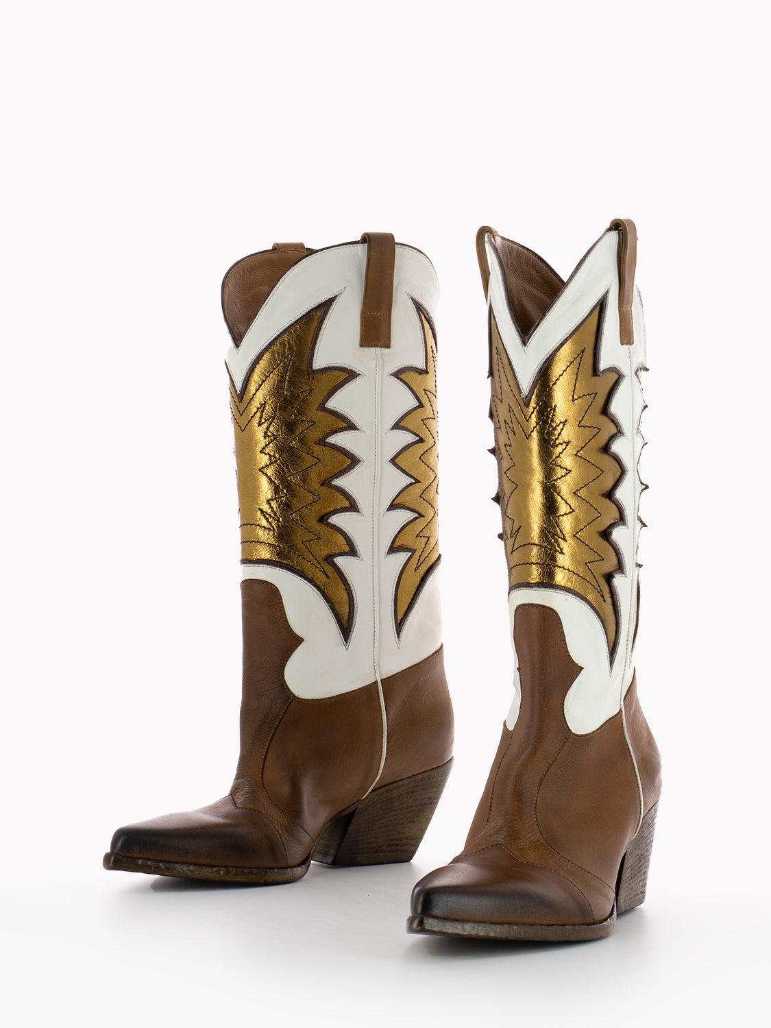 Stivale texano sax sughero / bronzo