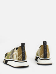 FABI - Sneakers Kilim nocciola / verde