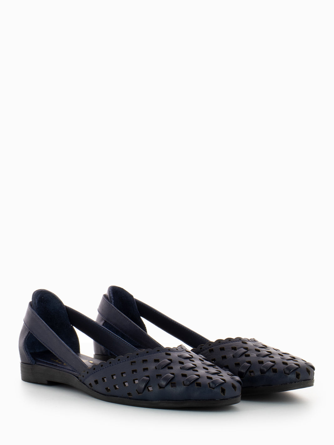 Ballerine traforate Feather navy