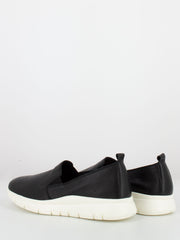 FRAU - Slip-on deer XL in pelle nere