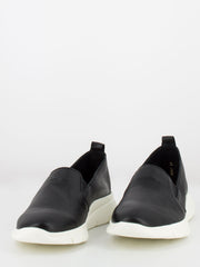 FRAU - Slip-on deer XL in pelle nere