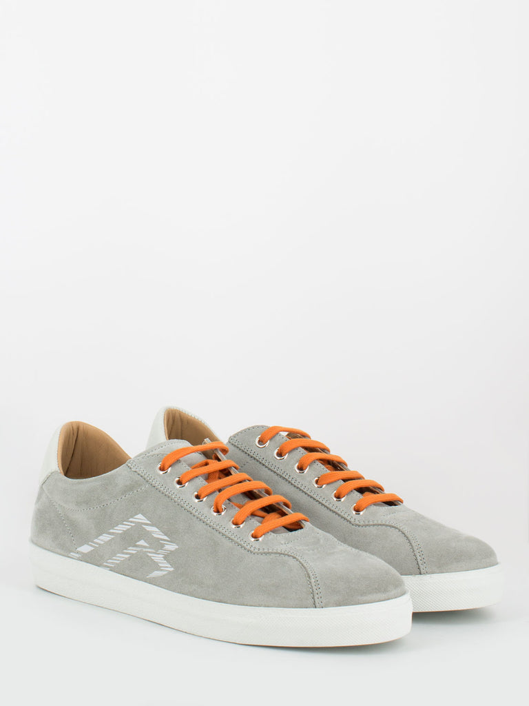 FRAU - Sneakers Amalfi in camoscio grigia