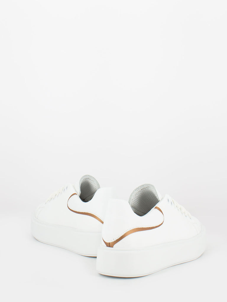 FRAU - Sneakers Plumemix XL white / bronze