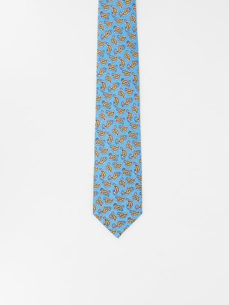 Cravatta Corallo azzurra
