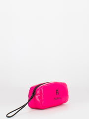 FURLA - Beauty case Opportunity neon pink