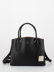 FURLA - Borsa Magnolia M nero / praline / perla