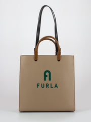 FURLA - Borsa Varsity L  Tote greige /jasper