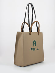 FURLA - Borsa Varsity L  Tote greige /jasper