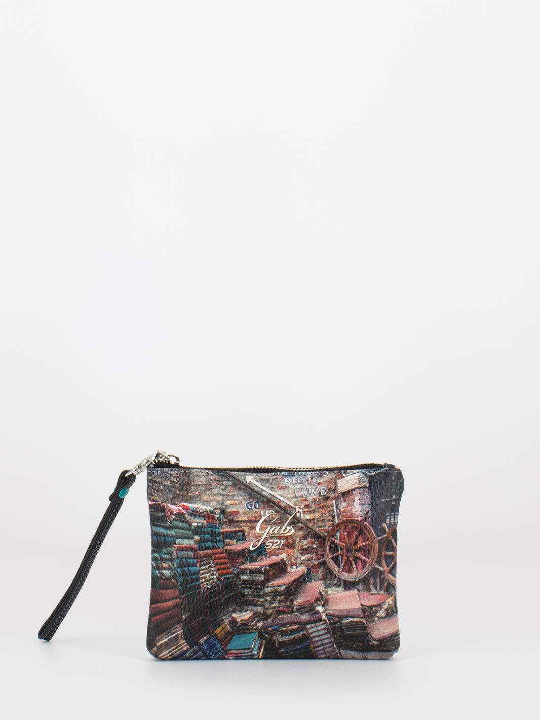 Amina pochette medium stampa 521 LIBRI VENEZIA
