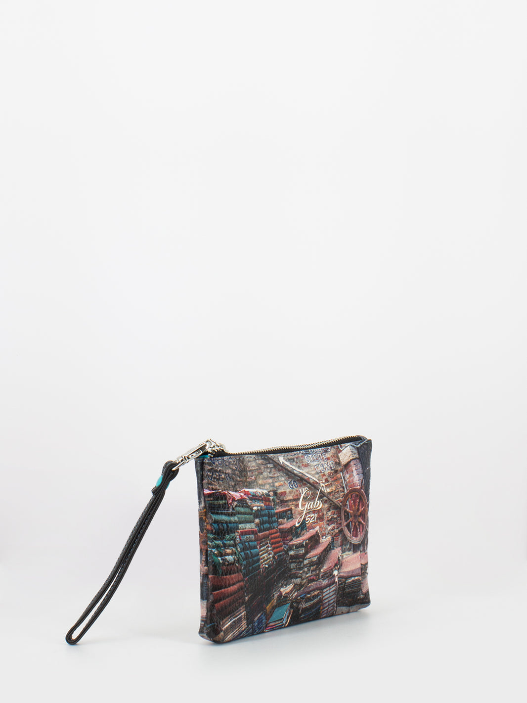 Amina pochette medium stampa 521 LIBRI VENEZIA