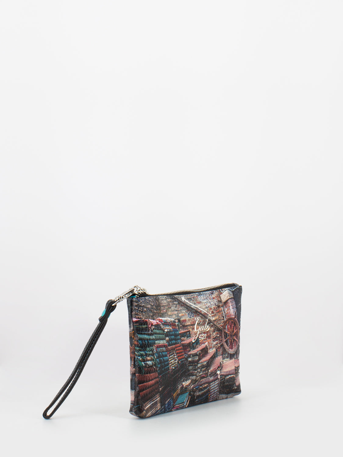 Amina pochette medium stampa 521 LIBRI VENEZIA