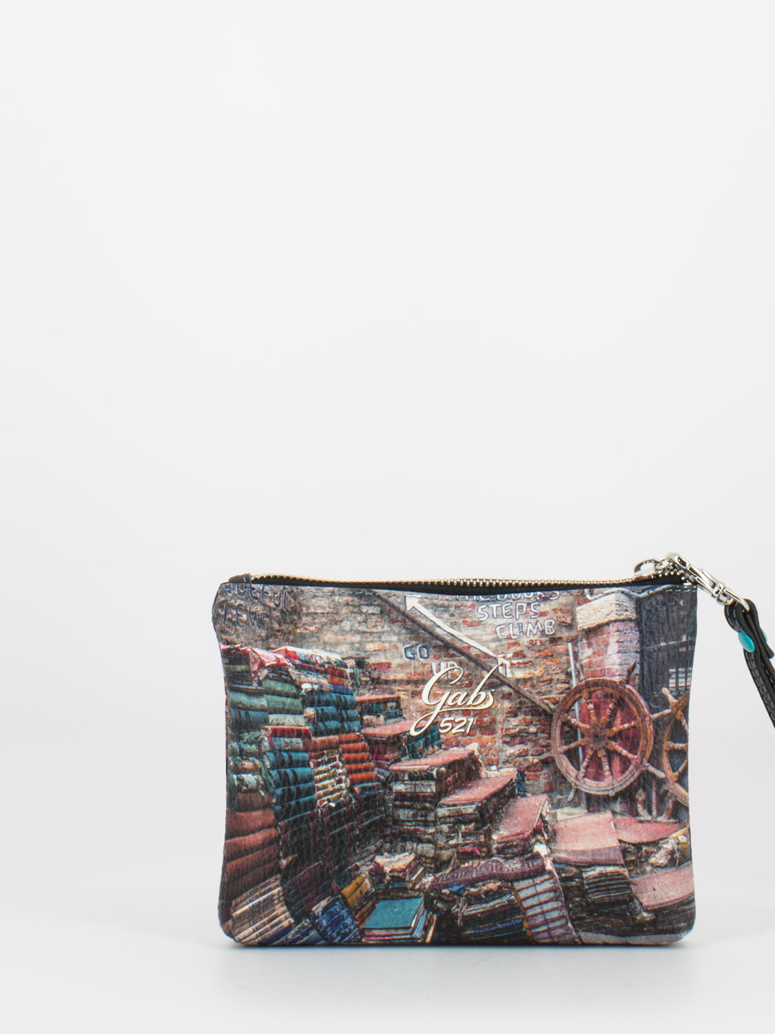 Amina pochette medium stampa 521 LIBRI VENEZIA