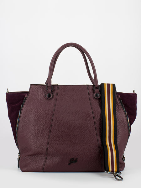 Shopper Ambra Medium caribu / crosta bordeaux