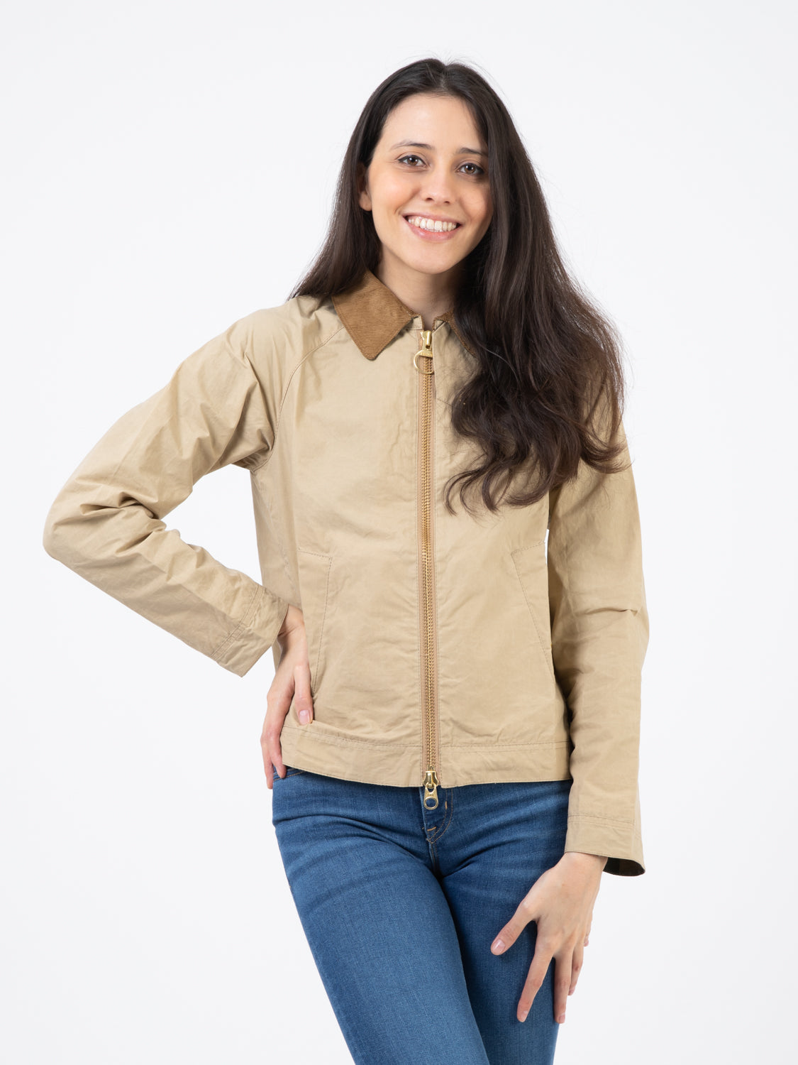 Campbell showerproof jacket beige / ancient