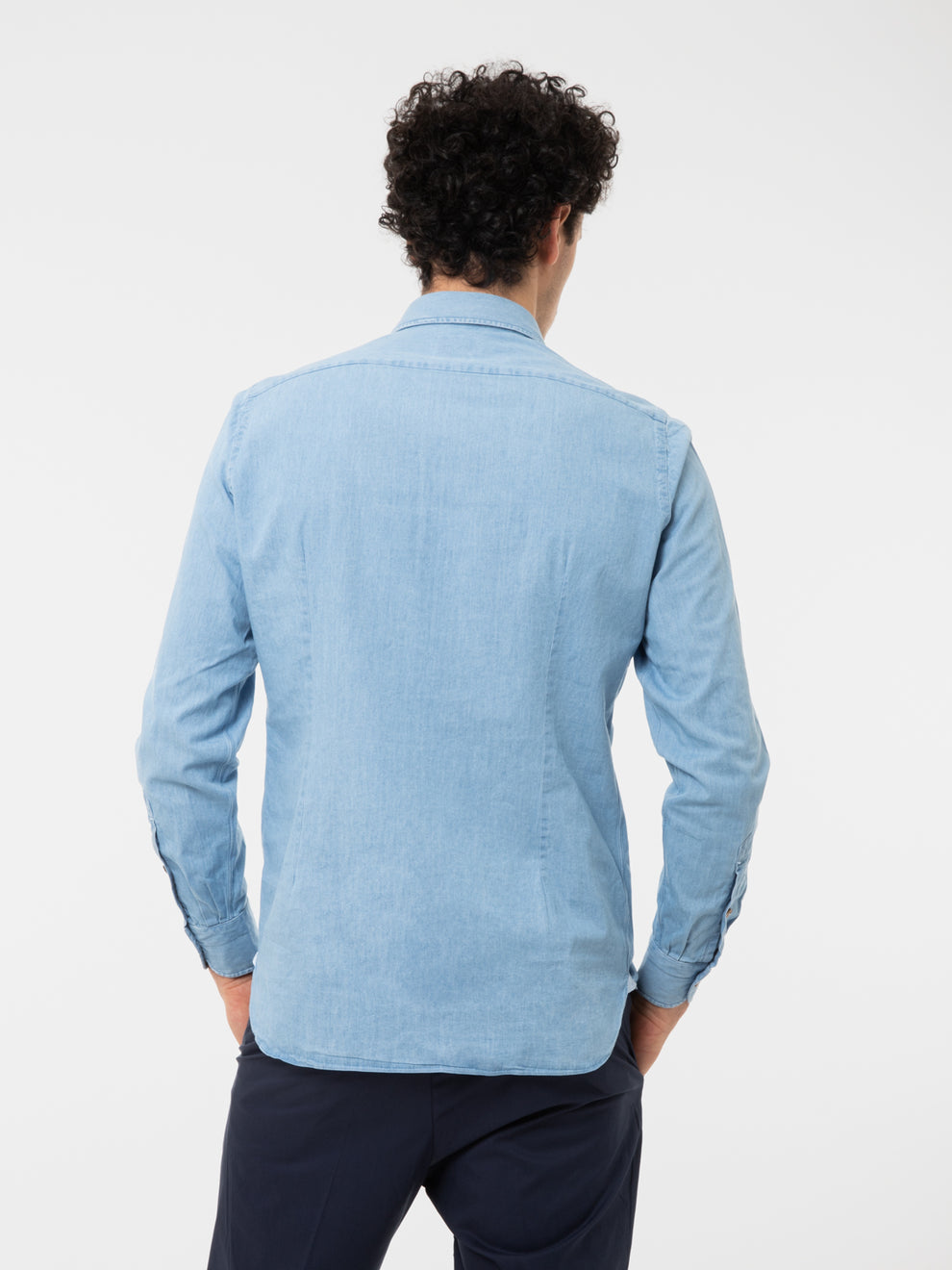 Camicia denim chiaro