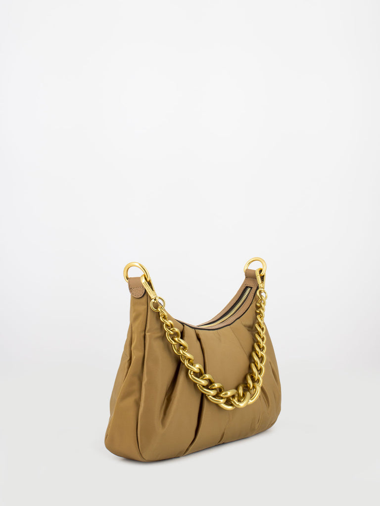 GIANNI CHIARINI - Borsa Bonnie nylon camel