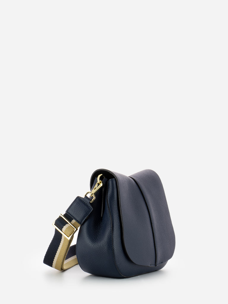 GIANNI CHIARINI - Borsa Helena Round medium navy