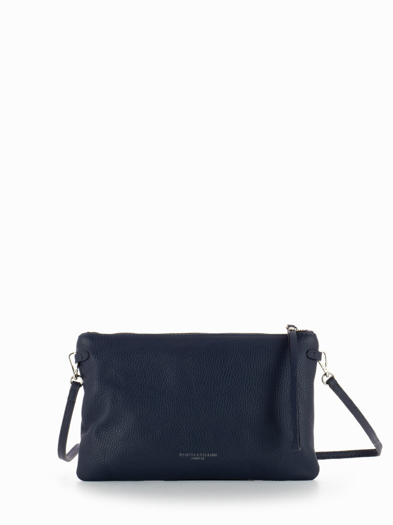 GIANNI CHIARINI - Pochette Hermy large navy