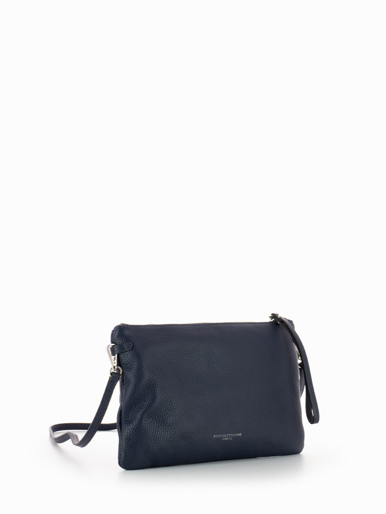 GIANNI CHIARINI - Pochette Hermy large navy