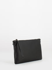 GIANNI CHIARINI - Pochette Hermy in pelle large nera