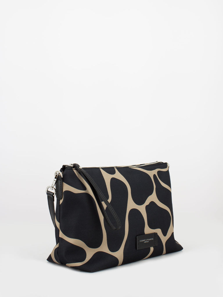 GIANNI CHIARINI - Pochette svuotaborse giraffa powder