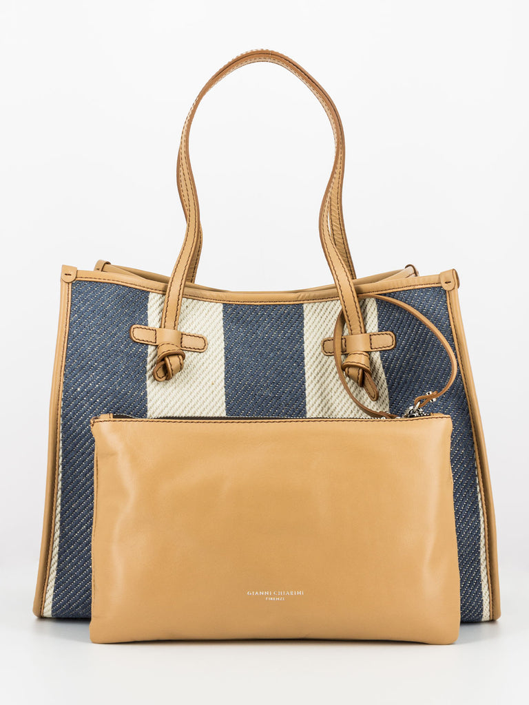 GIANNI CHIARINI - Shopper Marcella Beach Is Back blu