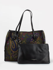 GIANNI CHIARINI - Shopper Marcella fantasia paisley militare