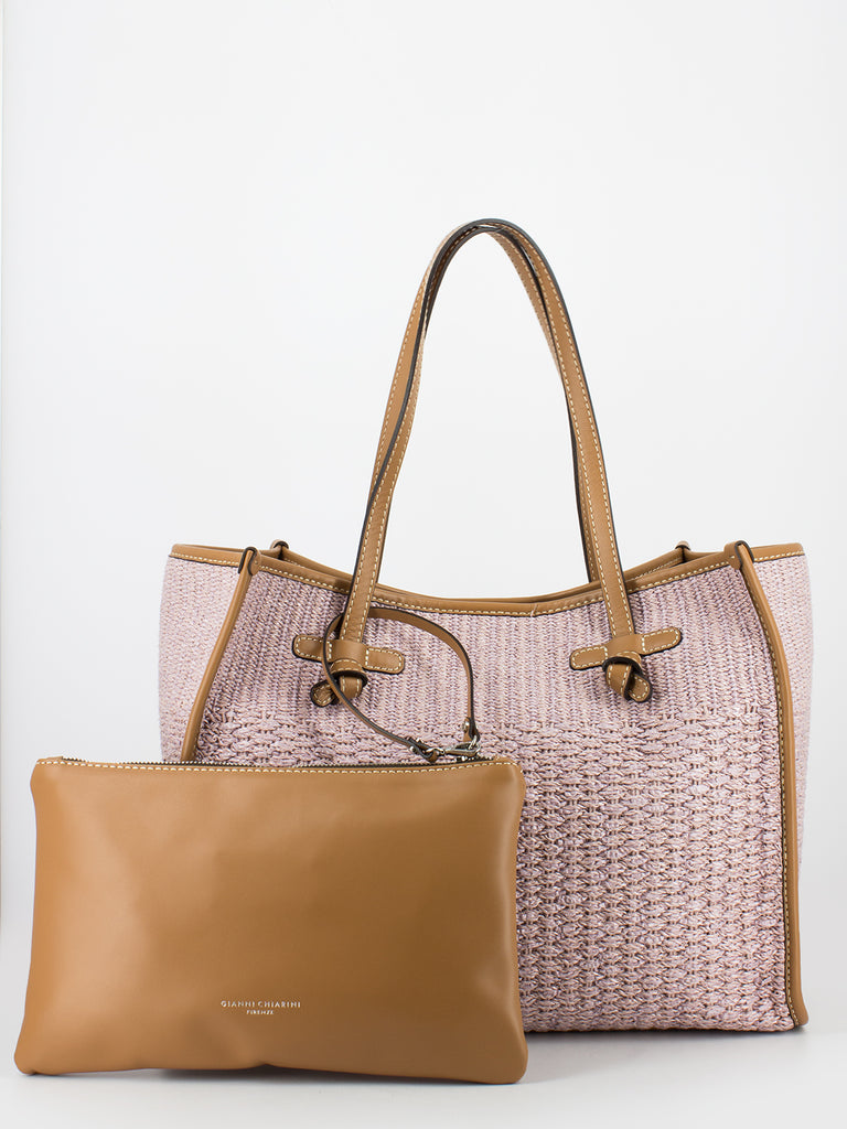 GIANNI CHIARINI - Shopper Marcella Maxi Bucket ninfea