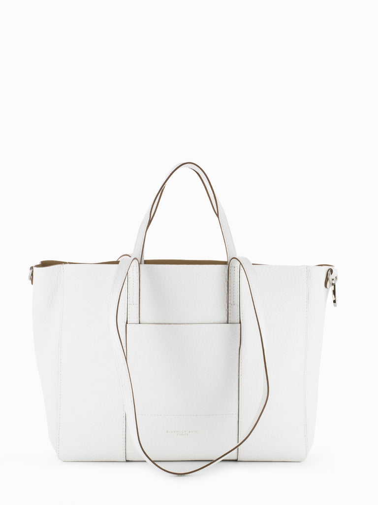 GIANNI CHIARINI - Shopper Superlight bianco / nature