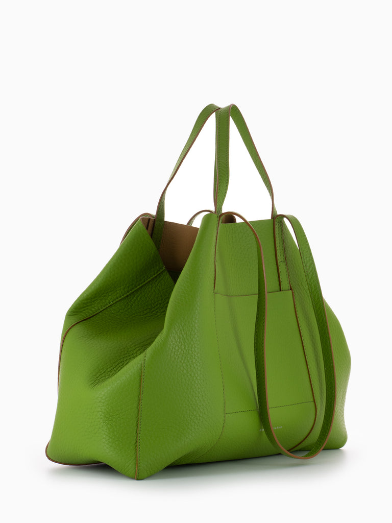 GIANNI CHIARINI - Shopper Superlight large wasabi / nature