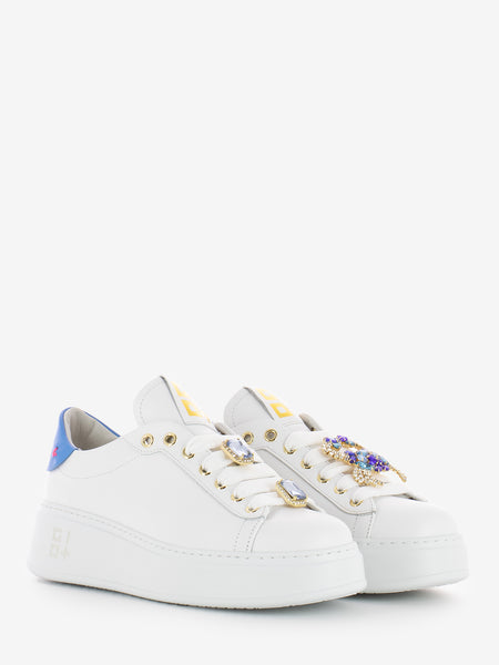 Sneakers Pia38 bianco / azzurro