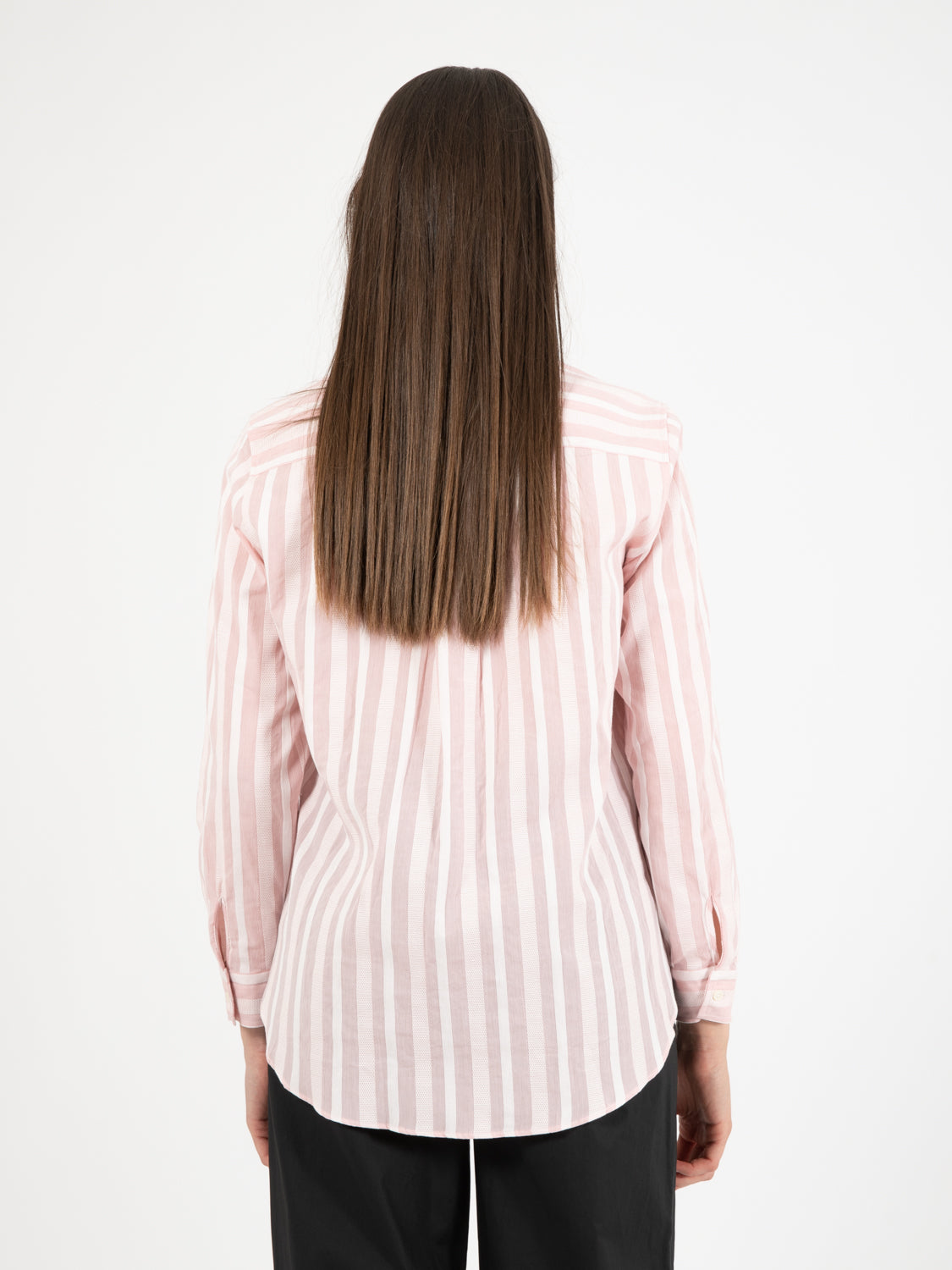 Camicia Asia a righe rosa