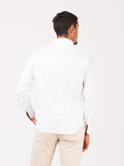 GMF - Camicia cotone lavorato bianca