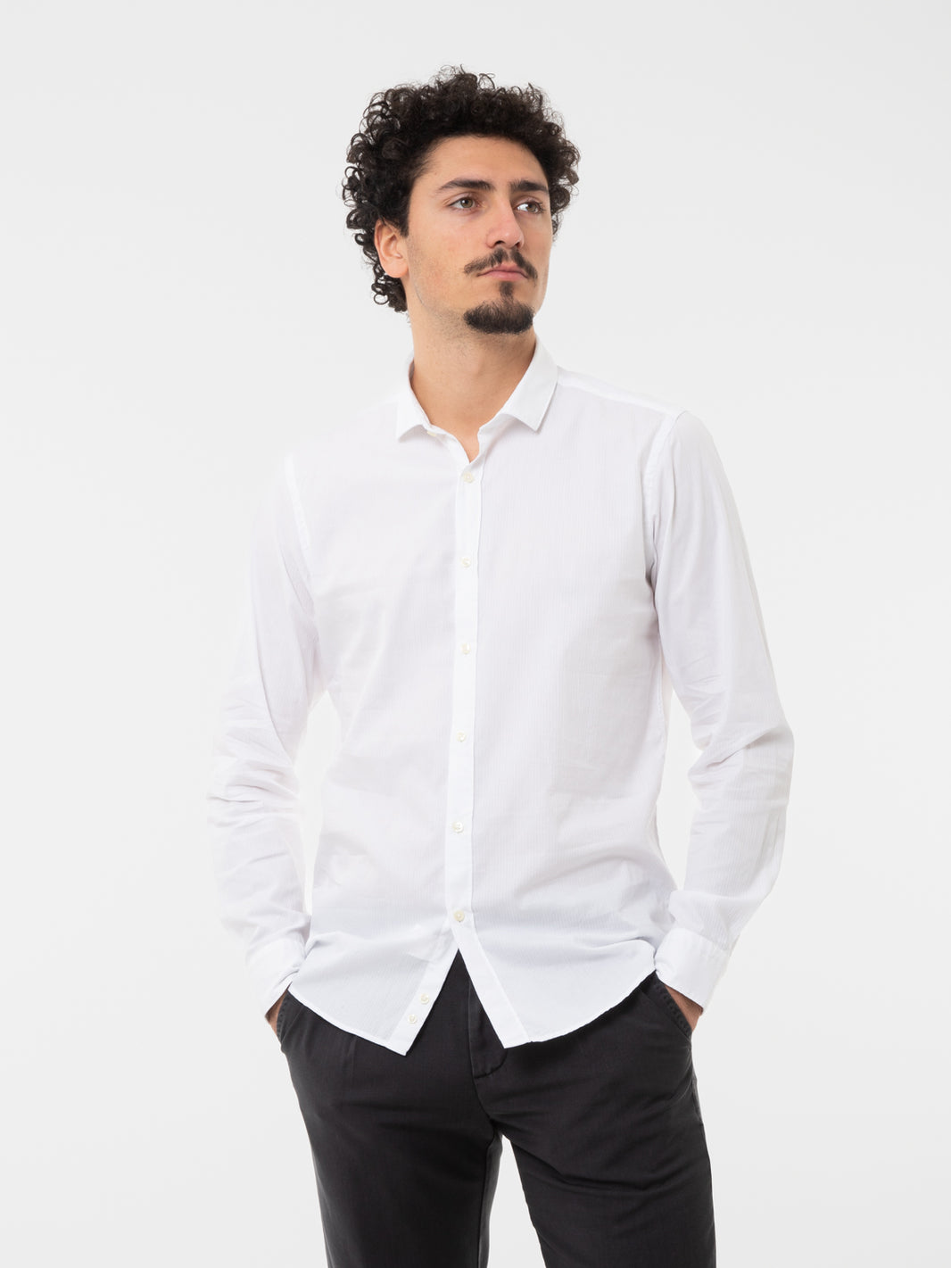 White cotton shirt