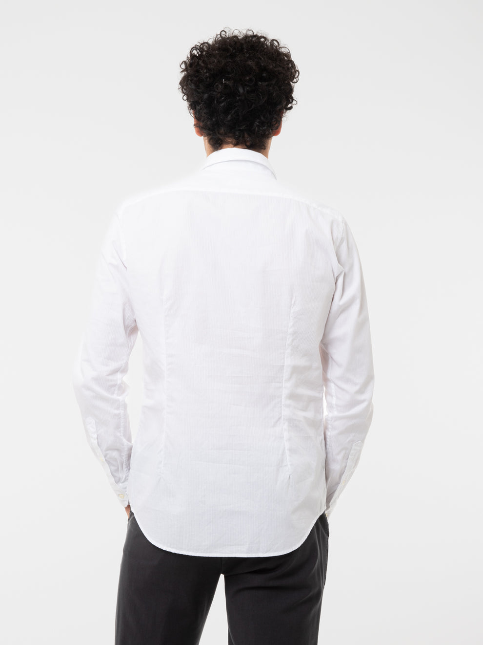 Camicia in cotone bianco